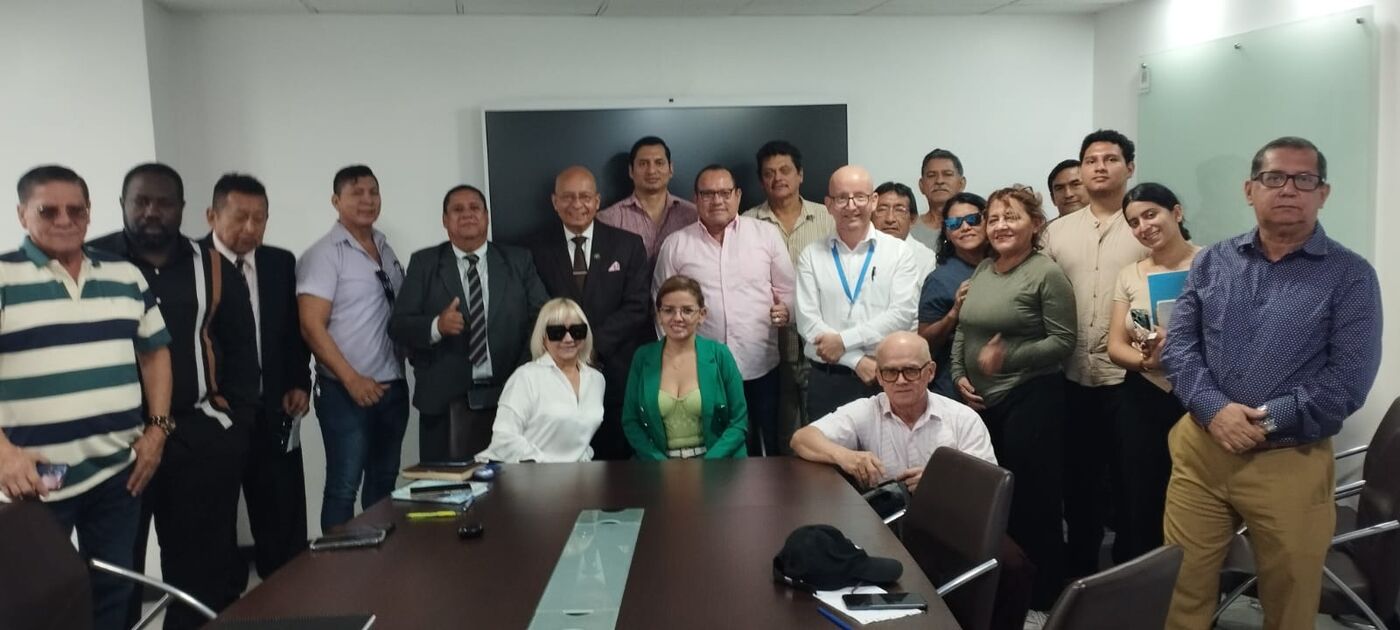 Grupo de asistentes a una jornada de capacitación de FUNDABIS
